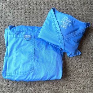 Cherokee Blue Scrub Set, Women’s, Size m